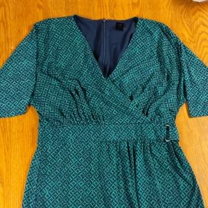 Ann Taylor Factory Faux Wrap Style Dress